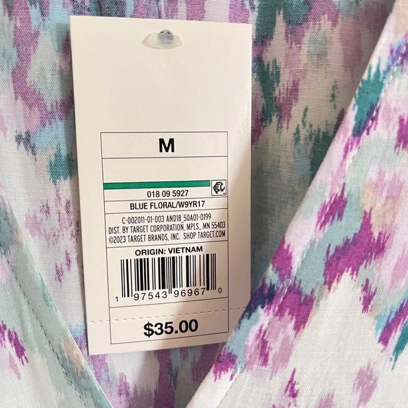 NWT A New Day Multicolor Patterned Dress - Picture 3 of 4